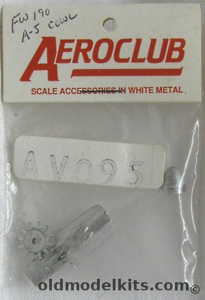 Aeroclub 1/72 Focke-Wulf FW-190 A5 MG17 Fairing / Engine Fan / Spinner, AV095 plastic model kit